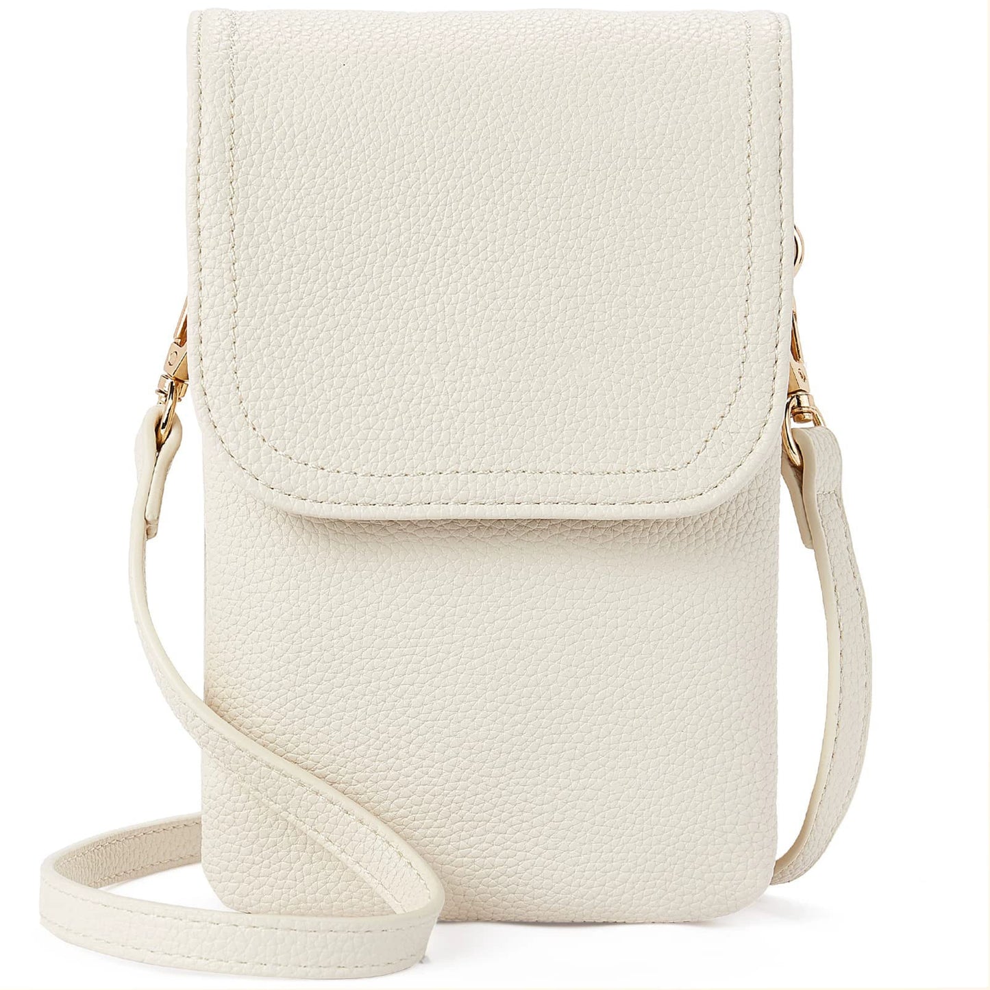 Vegan Leather Phone Crossbody Bag - Hands-Free for Errands